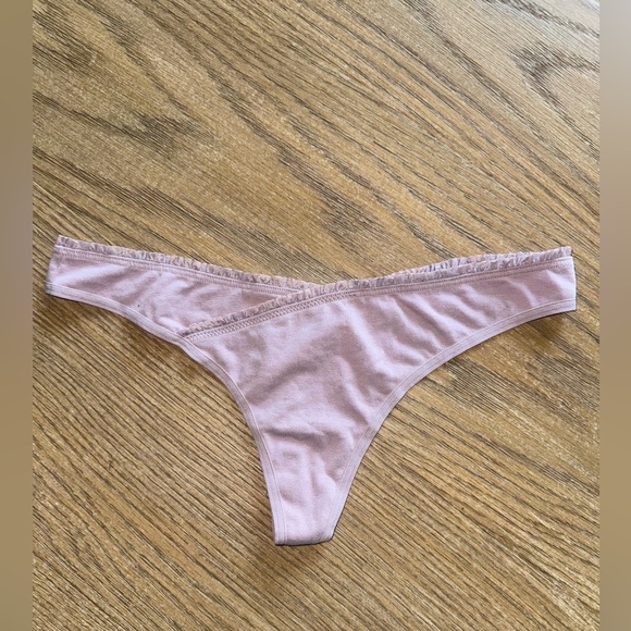 PINK Victoria's Secret Other - Victorias Secret PINK Ruffle Trim Thong